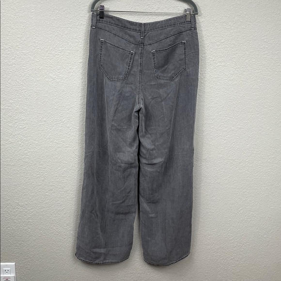 New L’Agence Alicent High Rise Wide Leg Jeans Solace Gray Lightweight Sz 30 - Picture 7 of 14